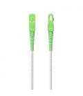 AISENS Cable Fibra Óptica Latiguillo G657A2 3.0 9/125 SMF Simplex CPR DCA LSZH, SC/APC-SC/APC, Blanco, 300 m