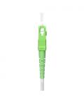 AISENS Cable Fibra Óptica Latiguillo G657A2 3.0 9/125 SMF Simplex CPR DCA LSZH, SC/APC-SC/APC, Blanco, 300 m