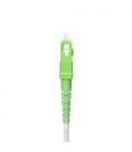 AISENS Cable Fibra Óptica Latiguillo G657A2 3.0 9/125 SMF Simplex CPR DCA LSZH, SC/APC-SC/APC, Blanco, 300 m