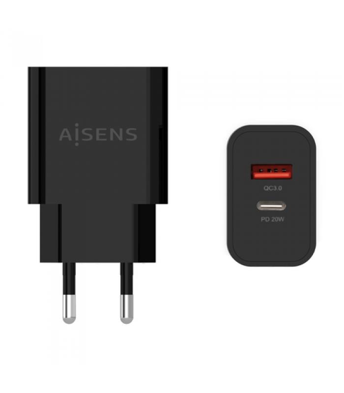 Mini cargador USB, 5V/1A, blanco - AISENS®