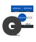 Bobina de Cable RJ45 para Exteriores FTP AWG24 Aisens A135-0674 Cat.6/ 305m/ Impermeable/ Negro