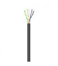 Bobina de Cable RJ45 para Exteriores UTP AWG23 Aisens A135-0675 Cat.6/ 100m/ Impermeable/ Negro