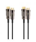 Nanocable Cable HDMI V2.0 AOC 4K@60Hz 18Gbps A/M-A/M, Negro, 20 m