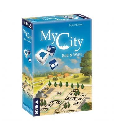 Juego de mesa my city roll and write