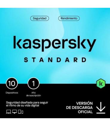 Kaspersky Lab Standard 10 Dispositivos Licencia 1 año ESP