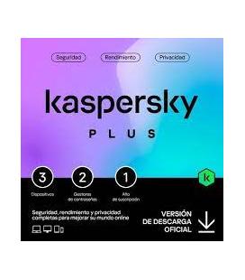 Kaspersky Lab Plus 3 Dispositivos Licencia 1 año ESP