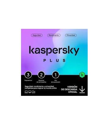 Kaspersky Lab Plus 3 Dispositivos Licencia 1 año ESP