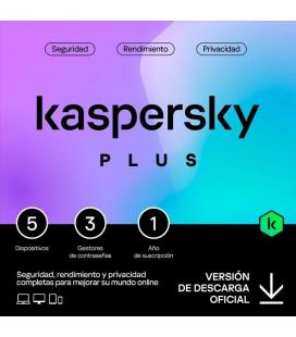 Kaspersky Lab Plus 5 Dispositivos Licencia 1 año ESP