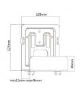 Soporte Universal Aisens MPC02-155 para Router, MiniPC/ hasta 2kg