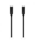 Cable USB 3.2 Tipo-C Aisens A107-0706 5GBPS 3A 60W/ USB Tipo-C Macho - USB Tipo-C Macho/ 4m/ Negro