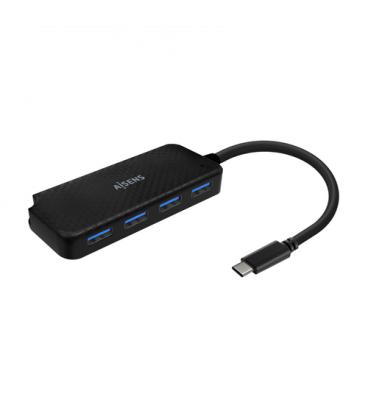 Hub USB Tipo-C Aisens A109-0715/ 4xUSB