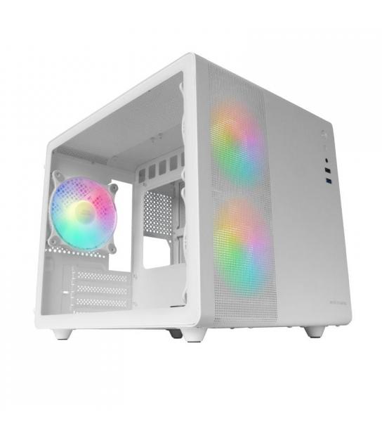 UNYKAch Caja Ordenador Micro ATX UK2011 Con Fuente de Alimentación SFX de  450W incluida, 2 Conectores USB 3.0 y 2 Conectores