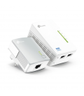 POWERLINE WIFI TP-LINK AV600 KIT 2UDS 2 PORT