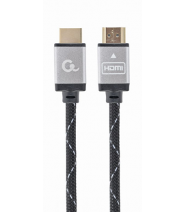 CABLE TRENZADO HDMI 2.0 4K 60HZ GEMBIRD SELECT PLUS CON ETHERNET 7.5M NEGRO