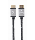 CABLE TRENZADO HDMI 2.0 4K 60HZ GEMBIRD SELECT PLUS SERIES CON ETHERNET 5M NEGRO