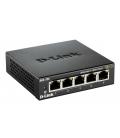 D-Link DGS-105 switch No administrado Negro