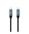 Nanocable 10.01.4303 cable USB 1 m USB4 Gen 2x2 USB C Negro