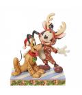 Figura enesco disney mickey & pluto