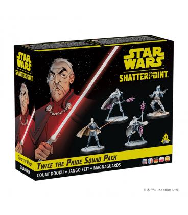 Juego de mesa star wars shatterpoint twice the pride count dooku squad pack