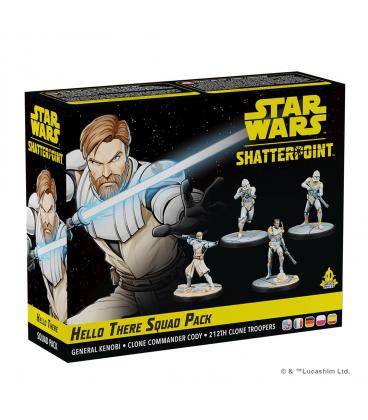 Juego de mesa star wars shatterpoint hello there general obi - wan kenobi squad pack