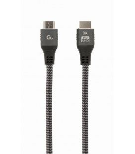 CABLE TRENZADO HDMI 2.1 8K 60HZ GEMBIRD SELECT PLUS SERIES CON ETHERNET 3M NEGRO