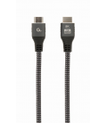 CABLE TRENZADO HDMI 2.1 8K 60HZ GEMBIRD SELECT PLUS SERIES CON ETHERNET 3M NEGRO