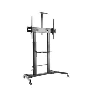 Soporte de Pie Inclinable con Ruedas y Manivela Aisens FT100TE-171 para TV 60-100"/ hasta 100kg