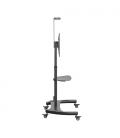 Soporte de Pie Inclinable/ Giratorio con Ruedas y Manivela Aisens FT70TE-169 para TV 37-70"/ hasta 50kg