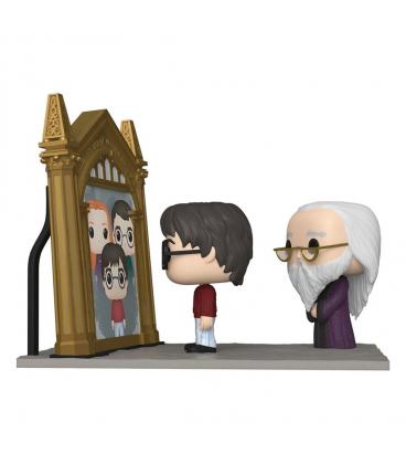 Funko pop moment harry potter espeo de oesed harry & dumbledore 63144