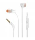 Auriculares intrauditivos jbl tune 160/ con micrófono/ jack 3.5/ blancos