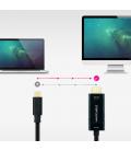 Nanocable Cable Conversor USB-C a HDMI 1.4 4K@30HZ 1.8 m, Negro