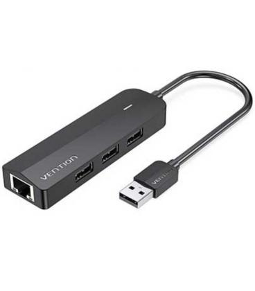 Docking usb 2.0 vention chpbb/ 3xusb/ 1xmicro usb/ 1xrj45/ negro