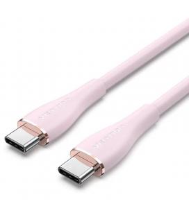 Cable usb 2.0 tipo-c vention tawpf/ usb tipo-c macho - usb tipo-c macho/ 1m/ rosa