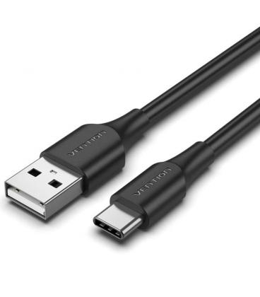 Cable usb 2.0 vention cthbd/ usb tipo-c macho - usb macho/ 50cm/ negro