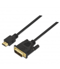 CABLE AISENS DVI A HDMI DVI18 1 M-HDMI A M NEGRO 1.8M