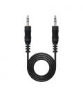 Nanocable Cable audio estéreo, Jack 3.5/M-Jack 3.5/M, negro, 20m