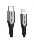 Vention Cable USB 2.0 Tipo-C Lightning TACHF/ USB Tipo-C Macho - Lightning Macho/ 1m/ Gris