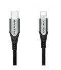 Vention Cable USB 2.0 Tipo-C Lightning TACHF/ USB Tipo-C Macho - Lightning Macho/ 1m/ Gris