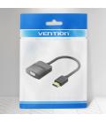 Vention Convertidor 42154/ HDMI Macho a VGA Hembra/ 15cm/ Negro