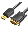 Vention Cable Conversor HBLBG/ Displayport Macho - VGA Macho/ 1.5m/ Negro