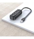 Vention Hub USB VAS-J43-B050/ 4xUSB/ 50cm