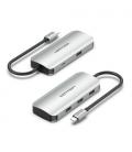 Vention Hub USB Tipo-C TNAHB/ 4xUSB/ 1xMicroUSB PD