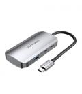 Vention Hub USB Tipo-C TNDHB/ 3xUSB/ 1xUSB Tipo-C/ 1xUSB Tipo-C PD