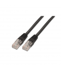 CABLE AISENS DE RED LATIGUILLO RJ45 CAT.6 UTP AWG24 NEGRO 0.5M