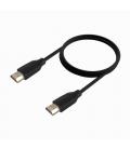 Cable HDMI 2.0 4K Aisens A120-0722/ HDMI Macho - HDMI Macho/ Hasta 10W/ 2250Mbps/ 1m/ Negro