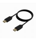 Cable DisplayPort 1.2 CCS 4K Aisens A124-0739/ DisplayPort Macho - DisplayPort Macho/ Hasta 5W/ 2300Mbps/ 1.5m/ Negro