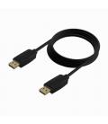 Cable DisplayPort 1.2 CCS 4K Aisens A124-0740/ DisplayPort Macho - DisplayPort Macho/ Hasta 5W/ 2300Mbps/ 2m/ Negro