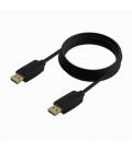 Cable DisplayPort 1.2 CCS 4K Aisens A124-0742/ DisplayPort Macho - DisplayPort Macho/ Hasta 5W/ 2300Mbps/ 5m/ Negro