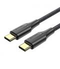 Vention Cable USB 2.0 Tipo-C 3A TAUBH/ USB Tipo-C Macho - USB Tipo-C Macho/ 2m/ Negro