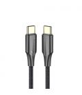 Vention Cable USB 2.0 Tipo-C 3A TAUBH/ USB Tipo-C Macho - USB Tipo-C Macho/ 2m/ Negro